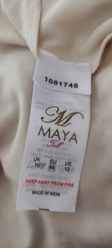 Maya tall šaty na vysokú postavu, 44