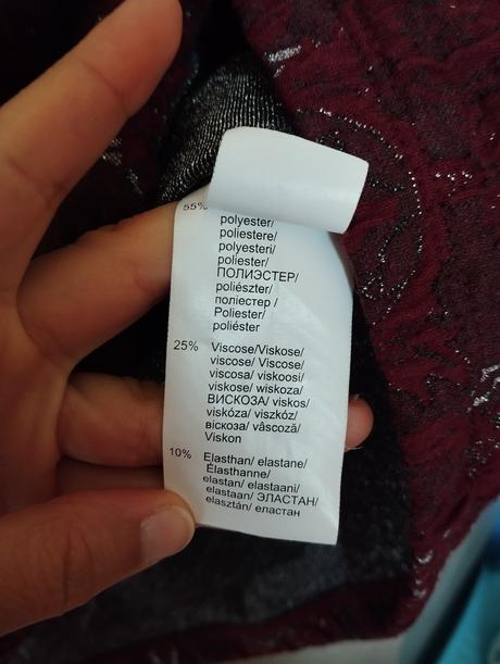 Krátke teplejšie šaty bordové 36 38, s