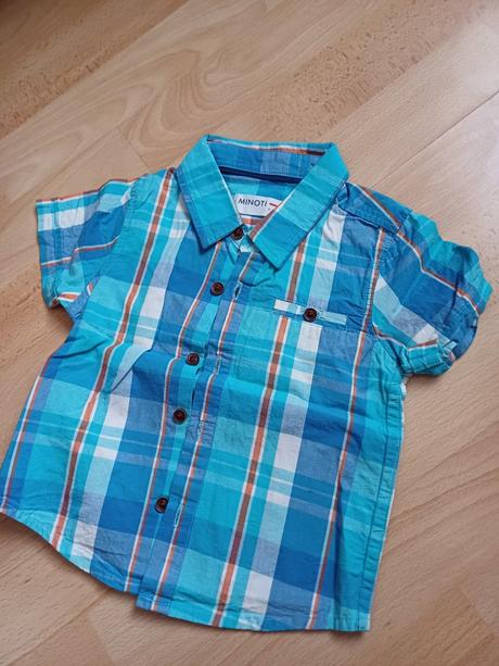 Košeľa, tričko v.80 9-12mes, minoti,80