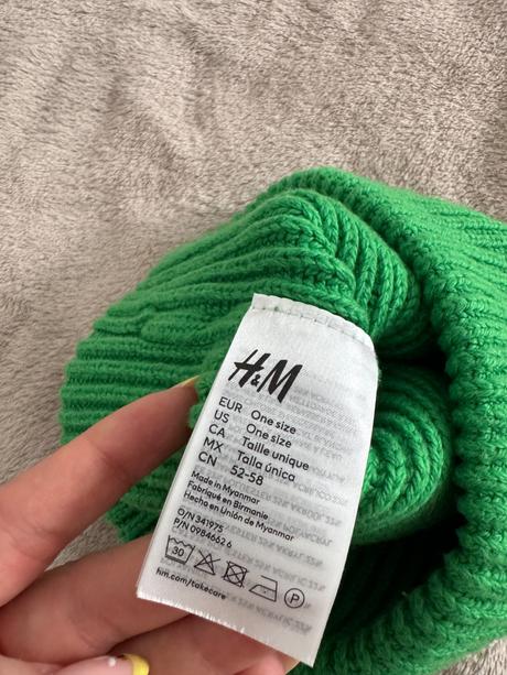Zelená čiapka, h&m