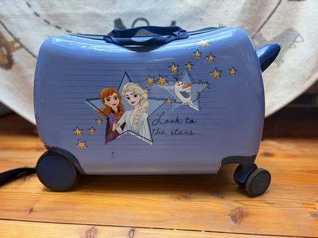 Detsky kufor na kolieskach frozen ťahanie aj vozen, disney