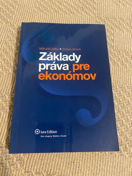 Základy práva pre ekonómov dušan holub mikuláš sab, 