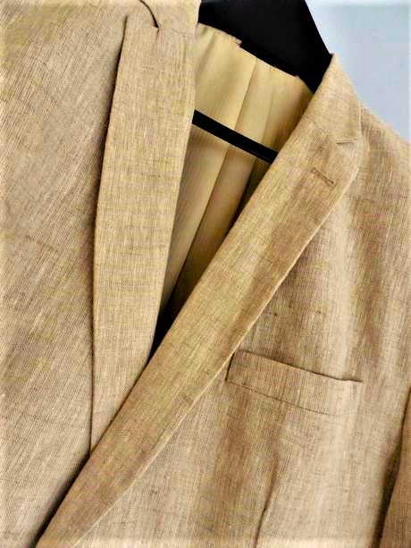 Naturálne ľanové sako č.48, xl