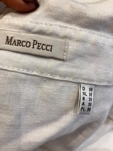 Dámske biele sako ľanové (m), m