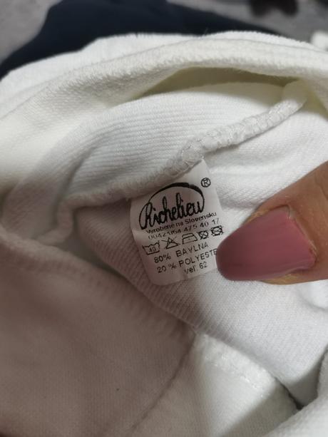 Bavlnená čiapočka, richelieu,62