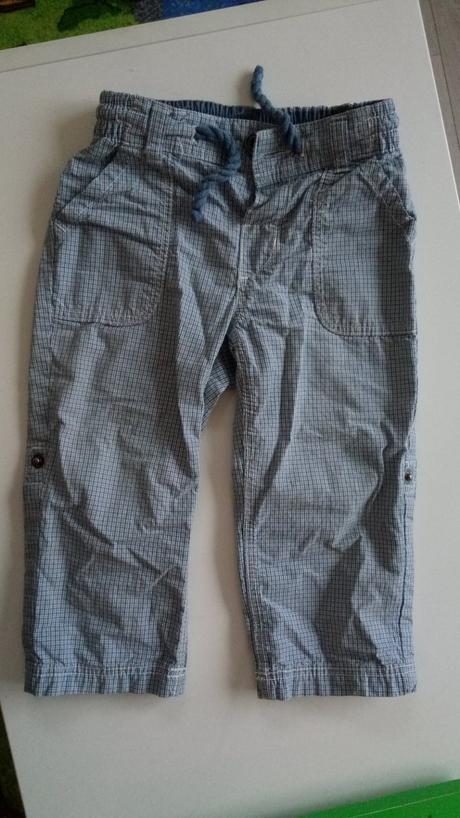 Letne nohavice roll up, h&m,86