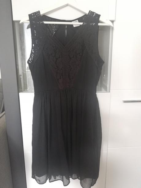 Čierne dámske šaty s čipkou vero moda, vero moda,m