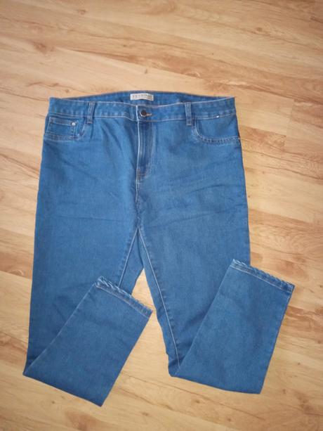 Super elasticke skinny, c. 46, denim,46
