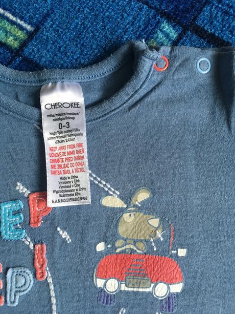 Bavlnené opalovačky modre 0-3 mesiace, cherokee,56