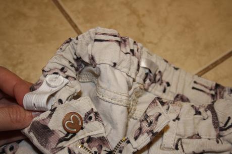 Menčestrové nohavice, pepco,98