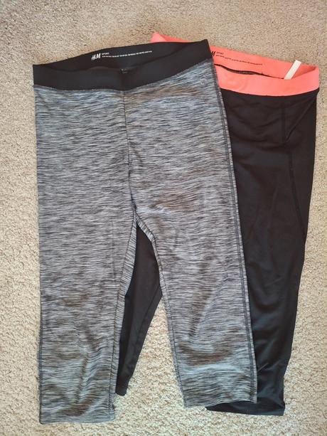 Športové dĺžkou ako capri leginy, h&m,146