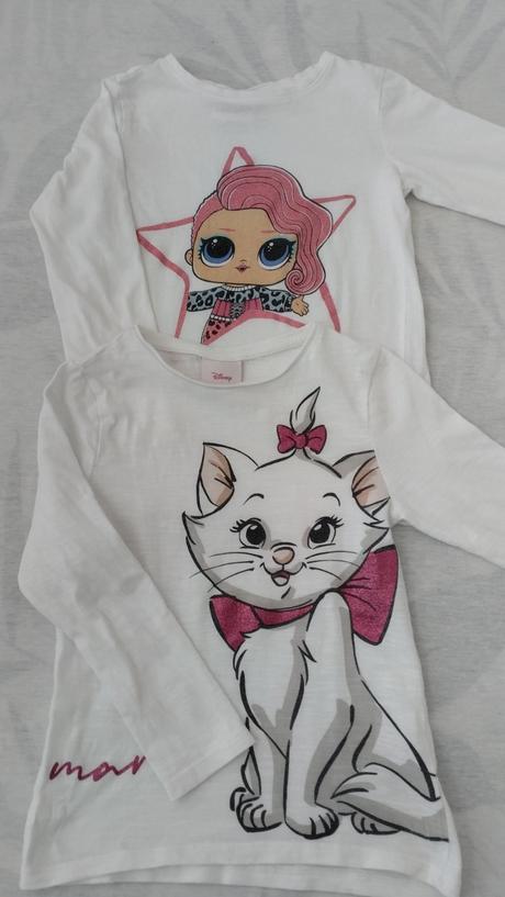 Dievčenské tričká s dlhým rukávom, 104