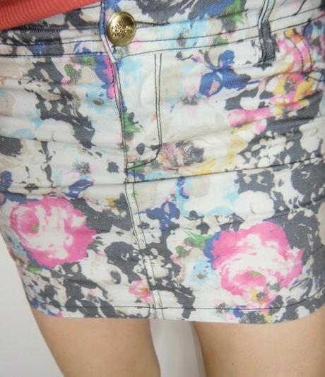 Riflová mini sukňa vel 36/38, h&m,38