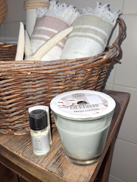 Vonny aroma olej fresh cotton + sviečka 30h fresh,