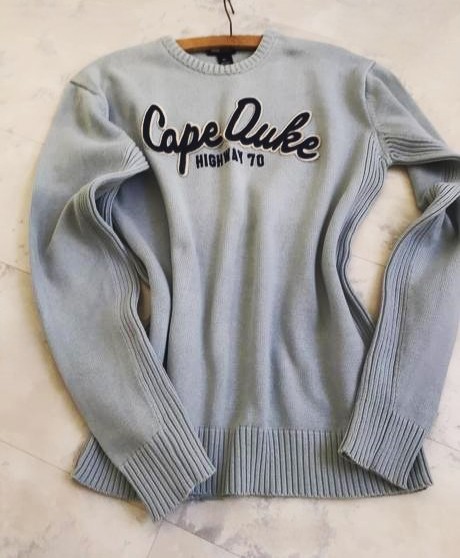 Bavlnený pulóvrik, h&m,l