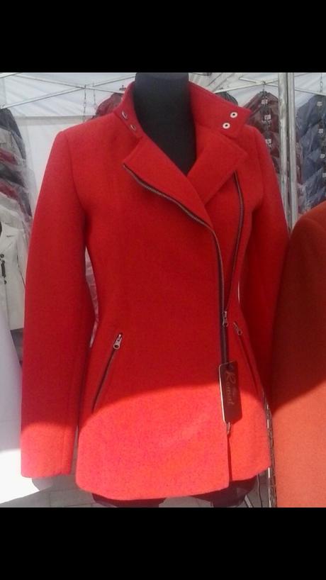 Cerveny kabat na zips, 38