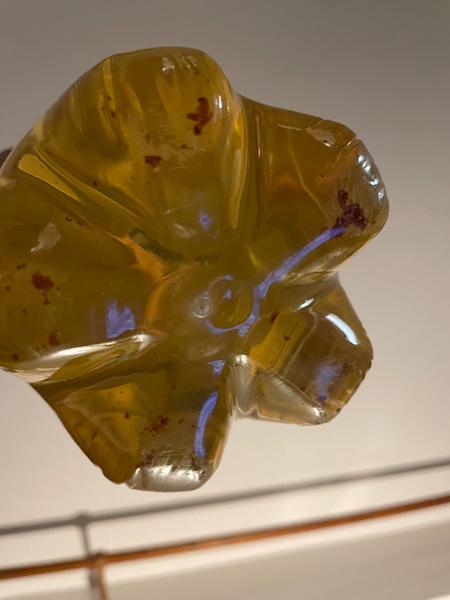 Hnedá vláknina v minerálke