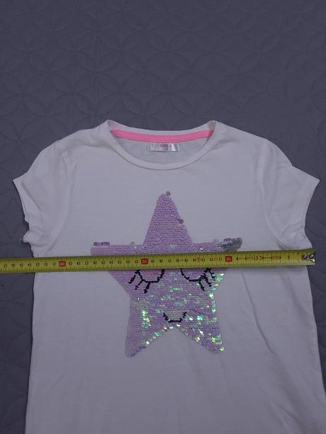 Pretacacie tricko s hviezdickou, 128