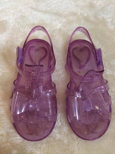 Gumené sandalky s mašľou, reserved,27