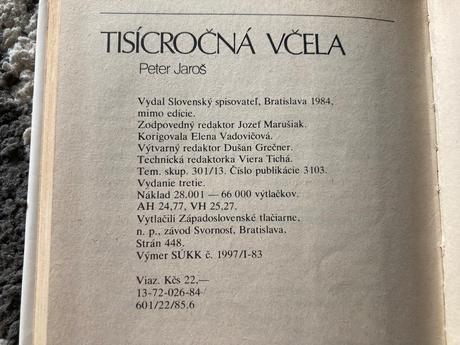 Tisícročná včela (1984), 