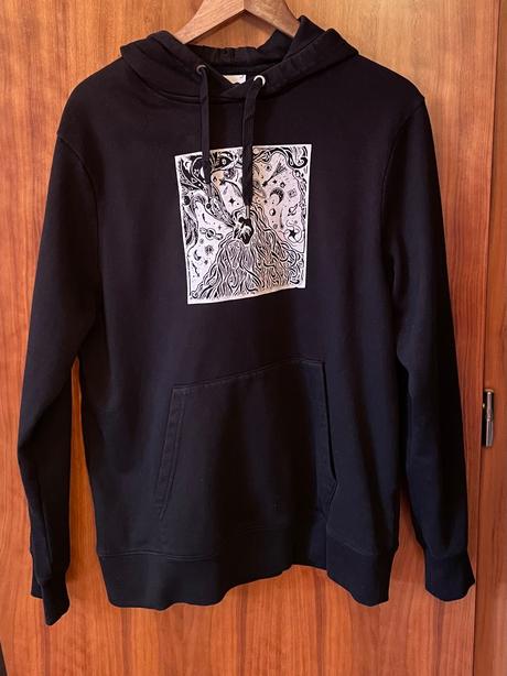 Supaspicybois merch mikina s kapucňou čierna l, l