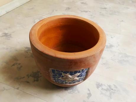 Terakotový záhradný kvetináč, 