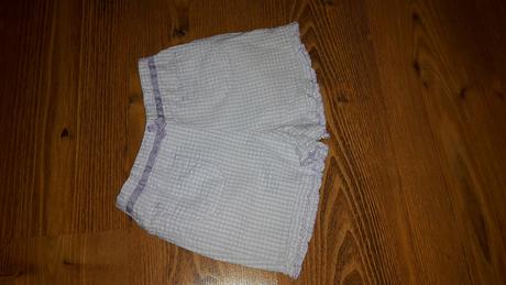 Krátke bielo fialové nohavice, adams,128