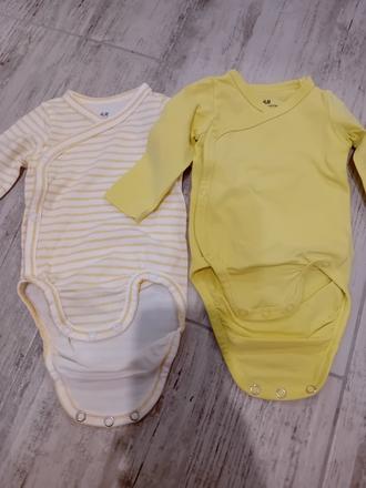 2x zavinovacie body h&m top stav, h&m,56