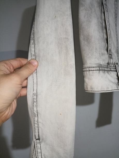 Svetlo siva riflova bunda xs, xs