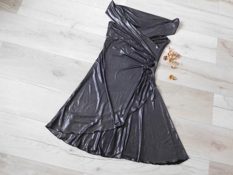 Šaty krástke pružné do leskla 40v, m, m