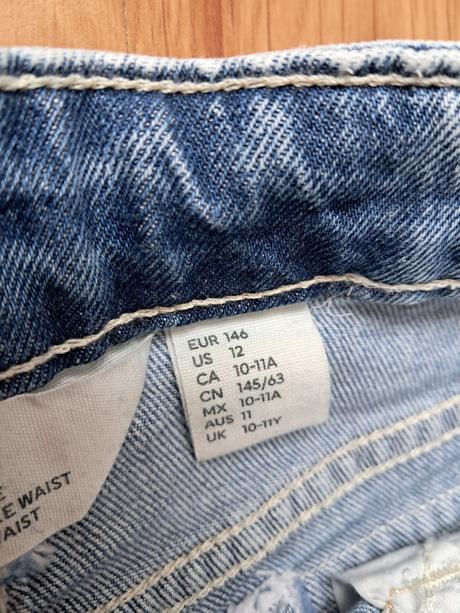 Široké baggy rifle s kapsami, h&m,146