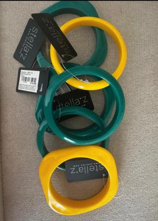 Farebné náramky set 6 kusov nové s visačkou, 