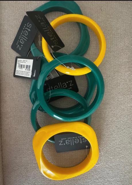 Farebné náramky set 6 kusov nové s visačkou, 