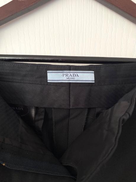 Elegantné vlnené nohavice prada milano, prada,xl