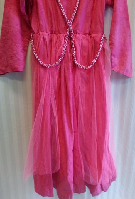 Kostým princezná sýto ružovo perlové šaty 140-152,