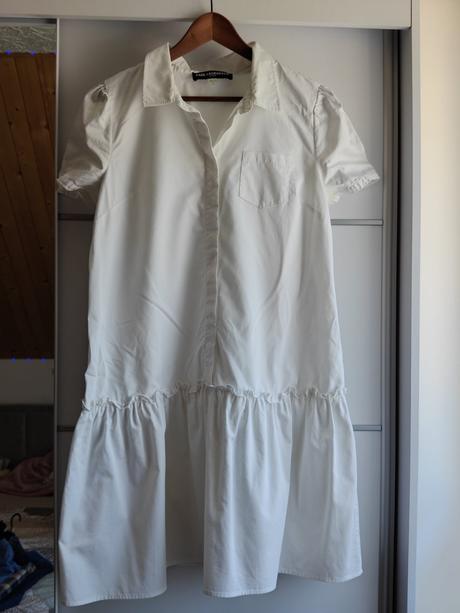 Karl lagerfeld originál bavlnené koselove šaty, xl