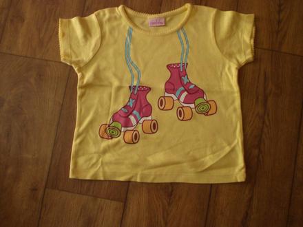Žlté tričko 5-6 rokov top stav, cherokee,116