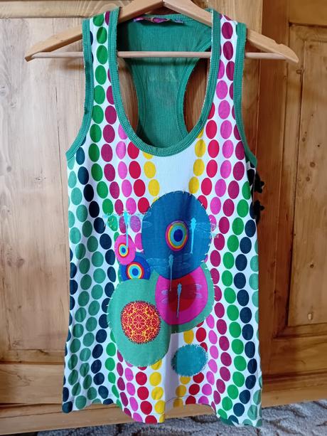 Krásne tielko s vážkami, desigual,m