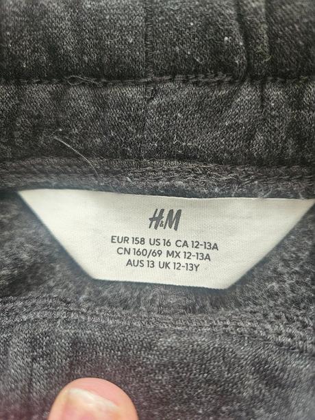 Tepláky s vreckami, h&m,158