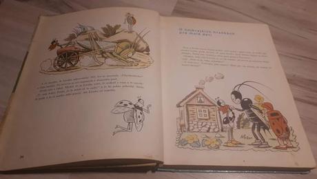 Krásna stará retro kniha o ferdovi mravcovi,