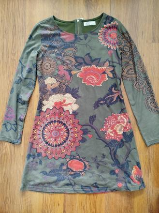 Kaki šaty z butiku, s