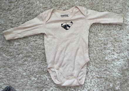 Krémové body s dlhym rukavom 62/68, lupilu,68