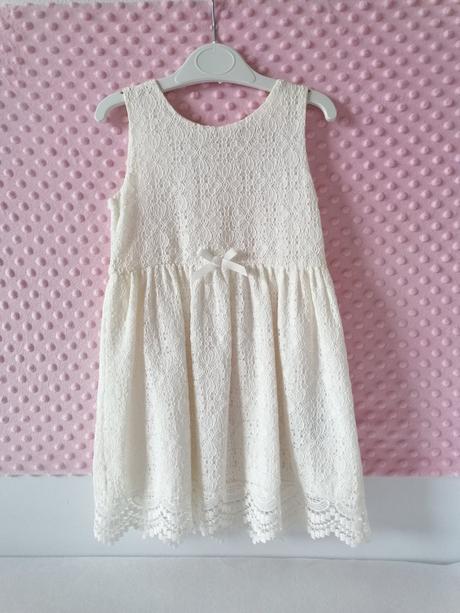 Krajkove šaty 98/104, h&m,98