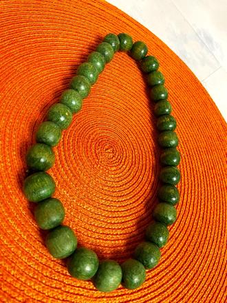 Naturálne drevené korále, 