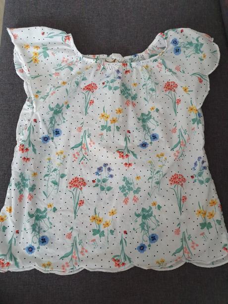 Kvetinková blúzka, h&m,134