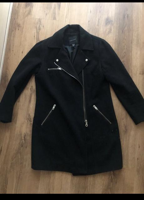 Čierny kabat, new look,l