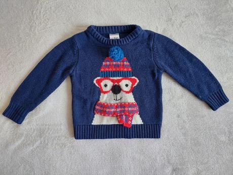 Vianočný sveter bear zn.urban rascal veľ.92, 92
