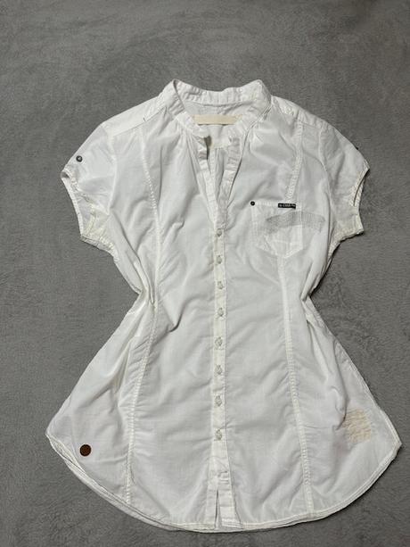 Krémová košeľa s krátkym rukávom zn. g-star dnm, m