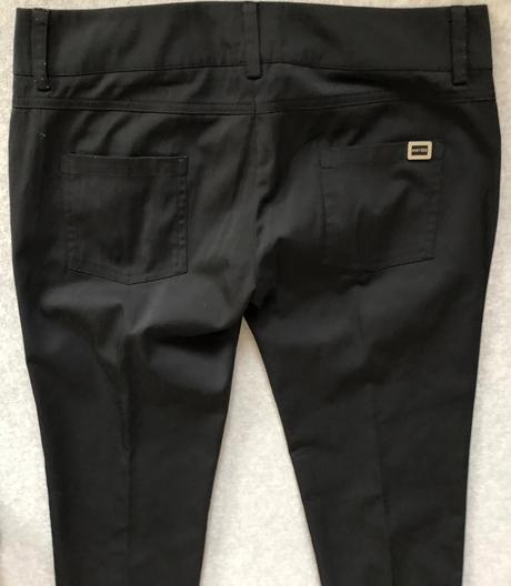 Amy gee čierne nohavice s pukmi, veľ. 36, 36