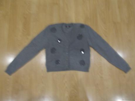 Šedý bolerkový svetrík v. 152, 152